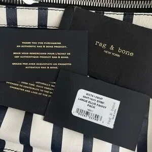 rag bone Bags Rag Bone Large Ellis Stripe Belt Bag Poshmark